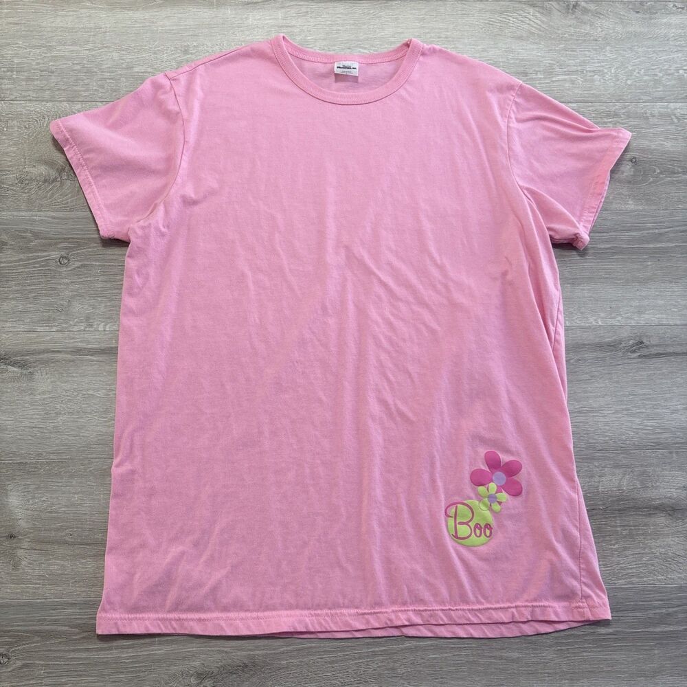 Disney Pixar Monsters Inc Boo Pink T-Shirt Spirit Halloween Adult Size L